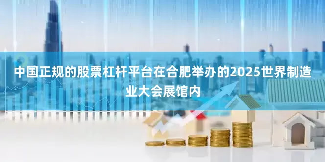 中国正规的股票杠杆平台在合肥举办的2025世界制造业大会展馆内